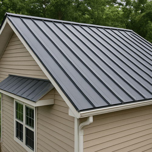 Standing Seam Metal Roof Installation
