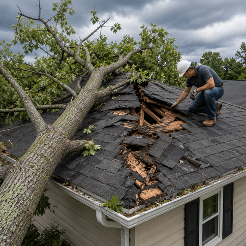 Storm Damage Roof Repair